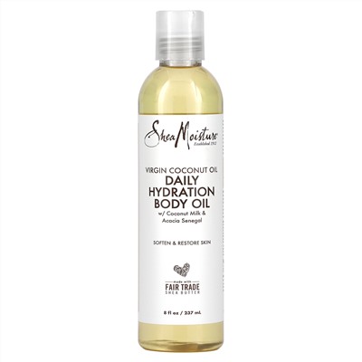 SheaMoisture, Virgin Coconut Oil, Daily Hydration Body Oil, 8 fl oz (237 ml)