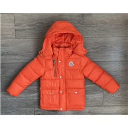 М.17-18 Куртка Moncler оранжевая (116,122,128,134,140)