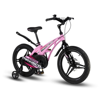 Велосипед 18'' Maxiscoo Cosmic Deluxe, цвет розовый матовый
