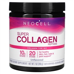 NeoCell, пептиды суперколлагена, без вкусовых добавок, 200 г (7 унций)