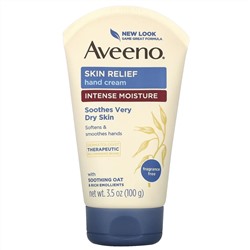 Aveeno, успокаивающий крем для рук, без отдушки, 100 г (3,5 унции)