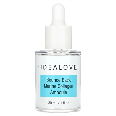 Idealove, Bounce Back, Marine Collagen Ampoule, сыворотка с морским коллагеном, 30 мл (1 жидк. унция)