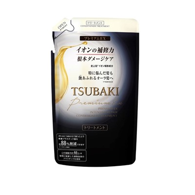 SHISEIDO TSUBAKI Premium EX Кондиционер для волос интенсивно восстанавливающий сменная упаковк 330мл