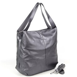 Женская сумка шоппер из эко кожи 2383 Грей