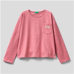 T-Shirt - 100% Baumwolle - dunkelrosa