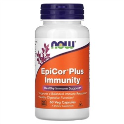 NOW Foods, EpiCor Plus Immunity, 60 растительных капсул