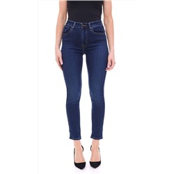 Женские джинсовые брюки LEVI'S 721 High Rise Skinny Jeans с пятью карманами 61261202 синие