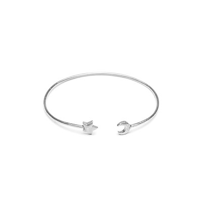 BANGLE APERTO STELLA/LUNA