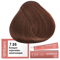 Крем-краска для волос AMBIENT 7.86, Tefia