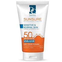 Dermo Clean Sunsure Sensitive SPF50 Sunscreen Cream 75 ml