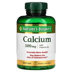 Nature's Bounty, Кальций с витамином D3, 300 таблеток