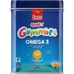 Orzax Ocean Smart Gummies Omega 3 Çiğnenebilir Jel Form 64 Tablet
