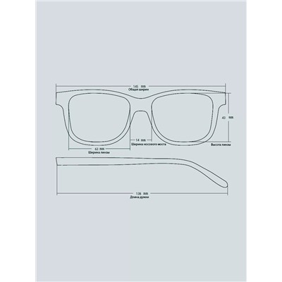 Солнцезащитные очки Graceline SUN G01010 C2 Зеленый линзы поляризационные