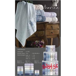 Karaca Home Комплект полотенец 3шт  70*140, 50*90 ,30*50  один цвет  Cбор упаковки 6 комплектов  разного цвета !!!