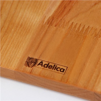 Тарелка Adelica «Классика», 19×19×1,8 см, пропитана минеральным маслом, берёза
