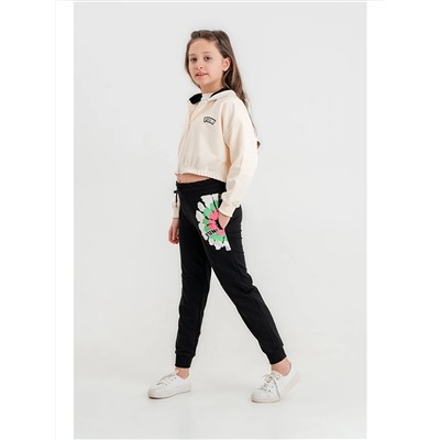 Mışıl Детская худи и спортивные штаны с длинными рукавами и принтом для девочек