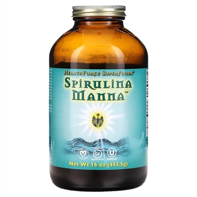 HealthForce Superfoods, Spirulina Manna, 453,5 г (16 унций)