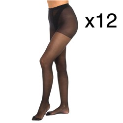 DIM Pack 12 Panties mujer - negro размер S