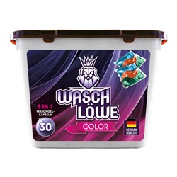 Капсулы для стирки Wasch Löwe Color 30 шт