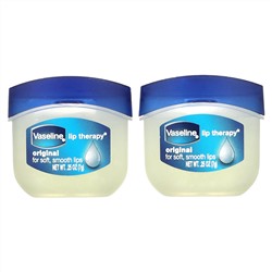 Vaseline, Lip Therapy, Original Lip Balm, 2 Pack, 0.25 oz (7 g) Each