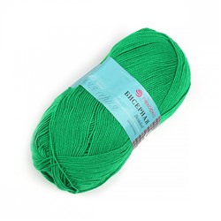 Пряжа для вязания ПЕХ Бисерная (100% акрил) 5х100г/450м цв.480 ярк.зелень