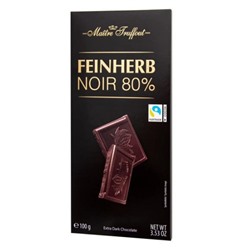 Экстра темный шоколад Maitre Truffout 100 гр