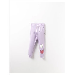 Mışıl Детские спортивные штаны для бега с эластичной резинкой на талии и принтом для маленьких девочек