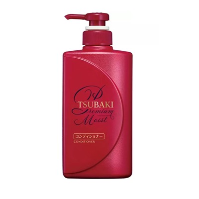 SHISEIDO Кондиционер для волос TSUBAKI Premium Moist @ Repair увлажняющий, 490 мл. бутылка с дозатором