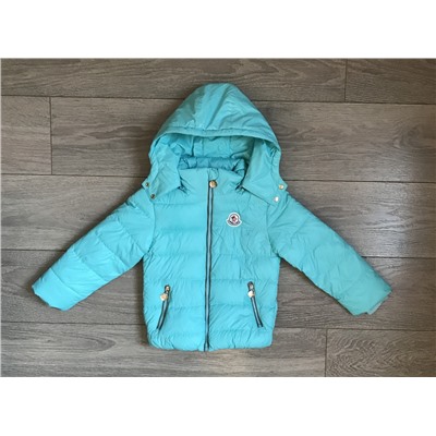 М.17-22 Куртка Moncler бирюзовая  (98,104,110,116,122)