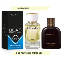 Мужская парфюмерия   Парфюм Beas Дольче Габбана pour Homme Intenso 50 ml арт. M 233