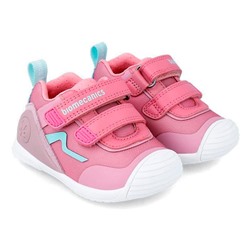 Biomecanics - sneakers altas - fucsia y turquesa