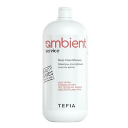 Шампунь для глубокой очистки волос AMBIENT, Tefia 1000 мл