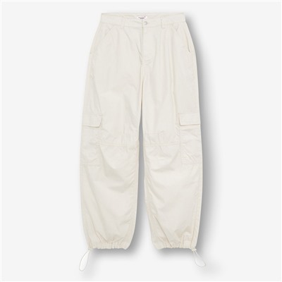Pantalón - 100% algodón - beige claro