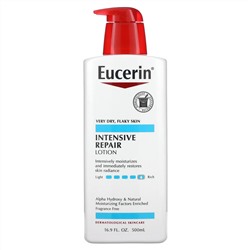 Eucerin, Интенсивное восстановление, Насыщенный лосьон, Без отдушек, 16,9 ж. унц.(500 мл)