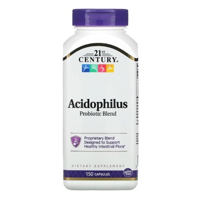 21st Century, Пробиотическая смесь Acidophilus, 150 капсул