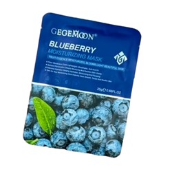 Тканевая маска для лица с экстрактом черники Gegemoon Blueberry (упаковка 10шт)