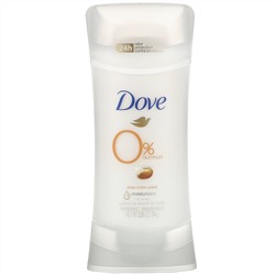 Dove, 0% Aluminum Deodorant, Shea Butter, 2.6 oz (74 g)