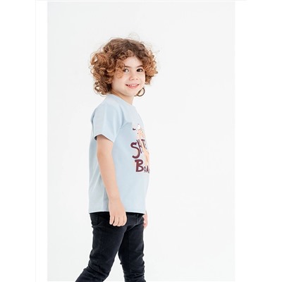 Mışıl Kids Мужская футболка с круглым вырезом и короткими рукавами с вышивкой