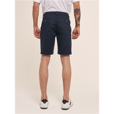 Bermuda basic in cotone twill stretch