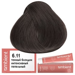 Крем-краска для волос AMBIENT 6.11, Tefia