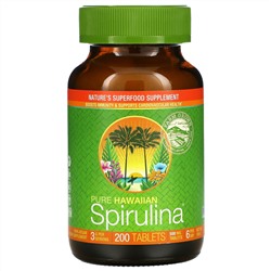 Нутрекс Хауайи, Pure Hawaiian Spirulina, 200 таблеток