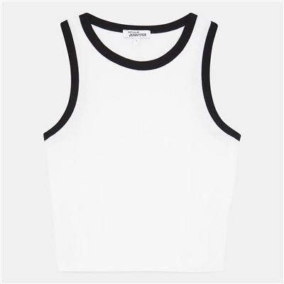 Camiseta de tirantes - 100% algodón - blanco