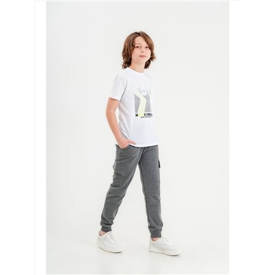 Mışıl Kids Футболка и спортивные штаны с круглым вырезом для мальчиков