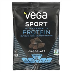 Vega, Sport Performance, протеиновый порошок, шоколадный вкус, 44 г (1,6 унции)