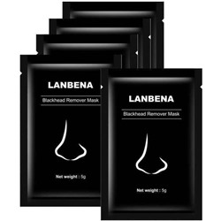 LANBENA 🤩  Черная маска-пленка Blackhead Remover с бамбуковым углем,5гр