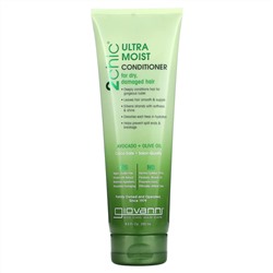 Giovanni, 2chic, Ultra-Moist Conditioner, For Dry, Damaged Hair, Avocado + Olive Oil, 8.5 fl oz (250 ml)