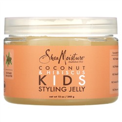 SheaMoisture, Kids Styling Jelly, Coconut & Hibiscus, 12 oz (340 g)