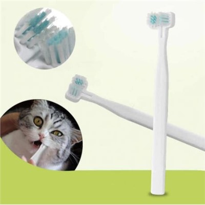 Зубная щетка для кошек и собак, 17x3 см