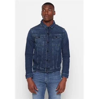 KARL LAGERFELD - джинсовая куртка - темно-синий