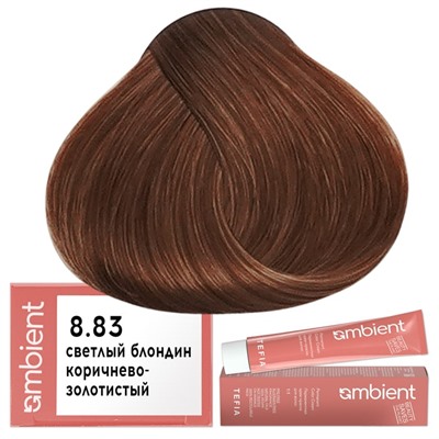 Крем-краска для волос AMBIENT 8.83, Tefia